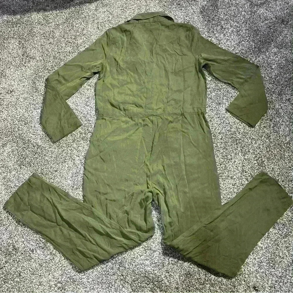 CCK Style Olive Green Parachute Cargo Jumpsuit NWT- Women’s Small/36 - Picture 11 of 11